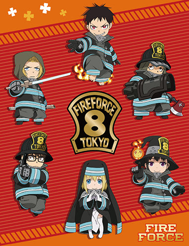 Fire Force - Special Fire Force Co. 8 Throw Blanket