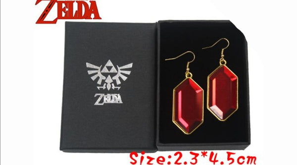 Legend of Zelda: Earrings Red Diamond