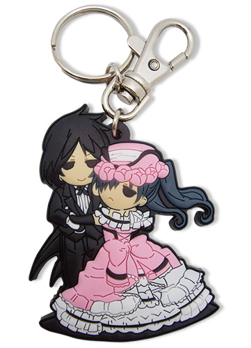 BLACK BUTLER SEBASTIAN & CIEL DANCE PVC KEYCHAIN