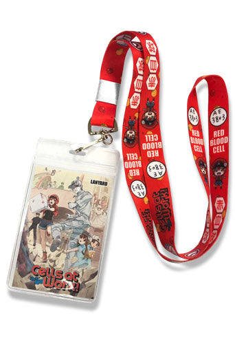 CELLS AT WORK - RED BLOOD CELLS LANYARD