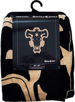 BLACK CLOVER - THE BLACK BULLS CLOAK THROW BLANKET