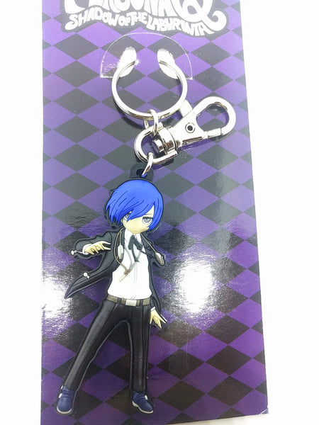 Persona keychain: P3 Protagonist PVC (Blue hair)